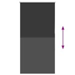 vidaXL Store enrouleur occultant largeur du tissu 80 7 cm polyester