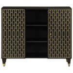 vidaXL Armoire latérale 90x33x75 cm bois massif de manguier