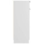 vidaXL Armoire de salle de bain blanc 32x33 5x90 cm bois d'ingénierie