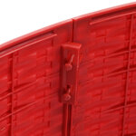 vidaXL JupedesapindeNoël Rouge Ø 65 x 23 cm Plastique