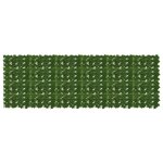 vidaXL Écran de balcon avec feuilles Vert 300 x 100 cm
