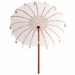 vidaXL Parasol balinais Crème 185 x 185 x 260 cm