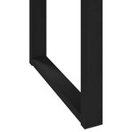 vidaXL Table à manger NOAIN pieds en forme de U 180x90x75cm massif pin