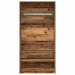vidaXL Garde-robe vieux bois 100x50x200 cm bois d'ingénierie