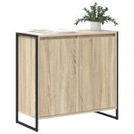 vidaXL Meuble d'appoint Sonoma 79 x 36 x 75 cm Bois d'ingénierie