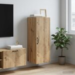 vidaXL Armoire Murale 33 x 34 5 x 90 cm Bois d'ingénierie