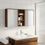 vidaXL Ensemble de Meubles de Salle de Bain 3 Pièces 116 x 16 x 62 5 cm