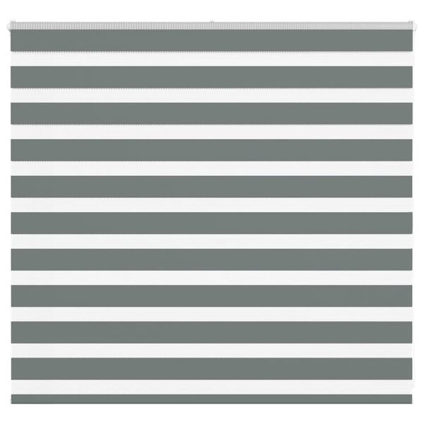 vidaXL Store zèbre gris foncé largeur du tissu 160 9 cm polyester