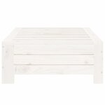 vidaXL Couvercle de base de parasol blanc bois massif de pin