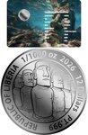 Pièce de monnaie en Platine 12 Dollars g 0.031 (1/1000 oz) Millésime 2026 MOAI 1/1000 (PRÉCOMMANDE)