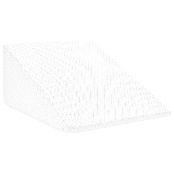 vidaXL Coussin pour les jambes Uni Blanc 60 x 50 x 30 cm