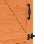 vidaXL Abri de jardin Marron 59 5 x 56 x 176 5 cm Bois d'ingénierie