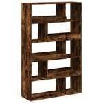 vidaXL Bibliothèque chêne fumé 100x33x156 5 cm bois d'ingénierie