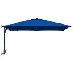 vidaXL Parasol de jardin Azur 248.5 x 247.5 x 160 cm tissu