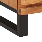 vidaXL Tables de chevet 2 Pièces 40x34x46 cm bois d'acacia massif