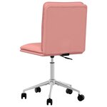 vidaXL Chaise à manger rose similicuir