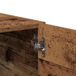 vidaXL Meuble mural vieux bois 80x39x40 cm bois d'ingénierie