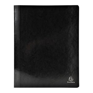 Chemise à lamelle classement lustrée pelliculée - noir