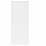 vidaXL Store de Fenêtre avec des rideaux Autre Blanc 80 x 130 cm Aluminium