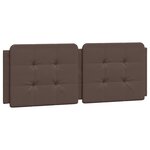 vidaXL Cadre de lit sans matelas marron 140x190 cm similicuir