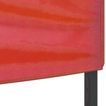 vidaXL Tente de réception pliable Rouge 3x6 m