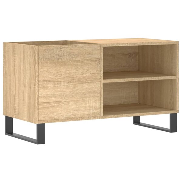 vidaXL Armoire à disques chêne sonoma 85x38x48 cm bois d'ingénierie