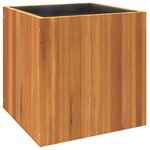 vidaXL Jardinière 45x45x45 cm bois massif d'acacia