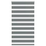 vidaXL Store zèbre gris foncé largeur du tissu 80 9 cm polyester