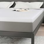 vidaXL Coussins de Matelas Blanc 200 x 200 cm