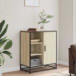 vidaXL Buffet chêne sonoma 62x35x76 cm bois d'ingénierie