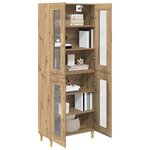 vidaXL Haut Armoire Chêne artisanal 69 5 x 34 x 180 cm