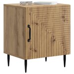 vidaXL Cabinet de chevet 2 Pièces Chêne artisanal 43 x 34 5 x 50 cm