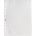 Sachet de 100 pochettes perforées en polypropylène recyclable 5/100ème