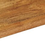 vidaXL Dessus de table 100x20x2 5cm rectangulaire bois massif manguier