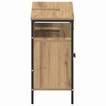 vidaXL Meuble sous-vasque de salle de bain avec porte chêne artisanal