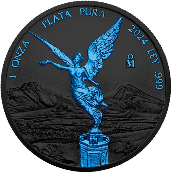 Monnaie LIBERTAD Black Platinum Ice 1 Oz Argent Mexico 2024 (PRÉCOMMANDE)