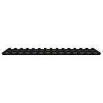 vidaXL Cadre de lit Noir 75x190 cm Bois de pin massif