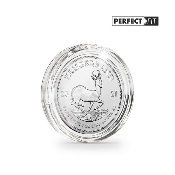 Capsules rondes ULTRA PERFECT FIT pour pièces de 1 oz argent 39mm. Paquet - 100 capsules