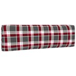 vidaXL Canapé central palette de jardin Gris Bois de pin imprégné