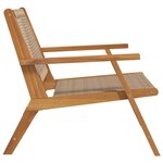 vidaXL Mobilier de jardin 2 Pièces Beige 67 x 78 x 73cm
