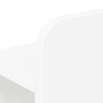 vidaXL Cadre de lit avec rangement Blanc 75 x 190 cm Bois d'ingénierie