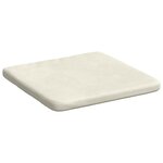 vidaXL Coussins de siège 4 Pièces Crème 40 x 40 x 3 cm Velours
