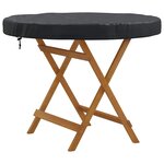 vidaXL Housse de Table Extérieure 102 x 102 x 10 cm Tissu Oxford 420D