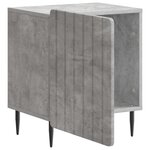 vidaXL Cabinet de chevet 2 Pièces Gris béton 43 x 34 5 x 52 cm