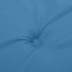 vidaXL Coussins de chaise à dossier haut lot de 6 bleu mélangé tissu