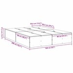 vidaXL Cadre de lit Gris béton 200 x 160 x 31 5 cm Bois d'ingénierie