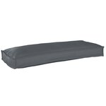 vidaXL Coussin de Palette pour banc Anthracite 100x40x8 cm Tissu Oxford