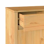 vidaXL Buffet Drammen Chêne 114 x 43 x 75.5 cm Bois de pin massif