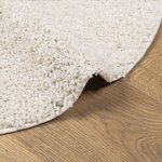 vidaXL Tapis shaggy PAMPLONA poils longs moderne crème Ø 200 cm