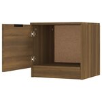 vidaXL Tables de chevet 2 Pièces Chêne marron 40x39x40 cm